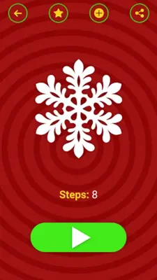 Cutting Snowflake From Paper android App screenshot 2