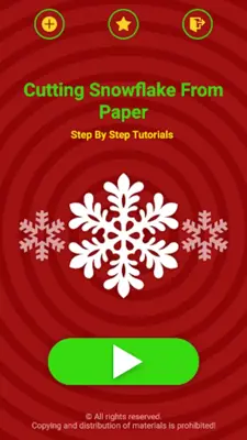 Cutting Snowflake From Paper android App screenshot 6